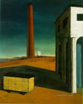  Chirico Lienzo - la angustia de la partida 1914 Giorgio de Chirico Surrealismo metafísico